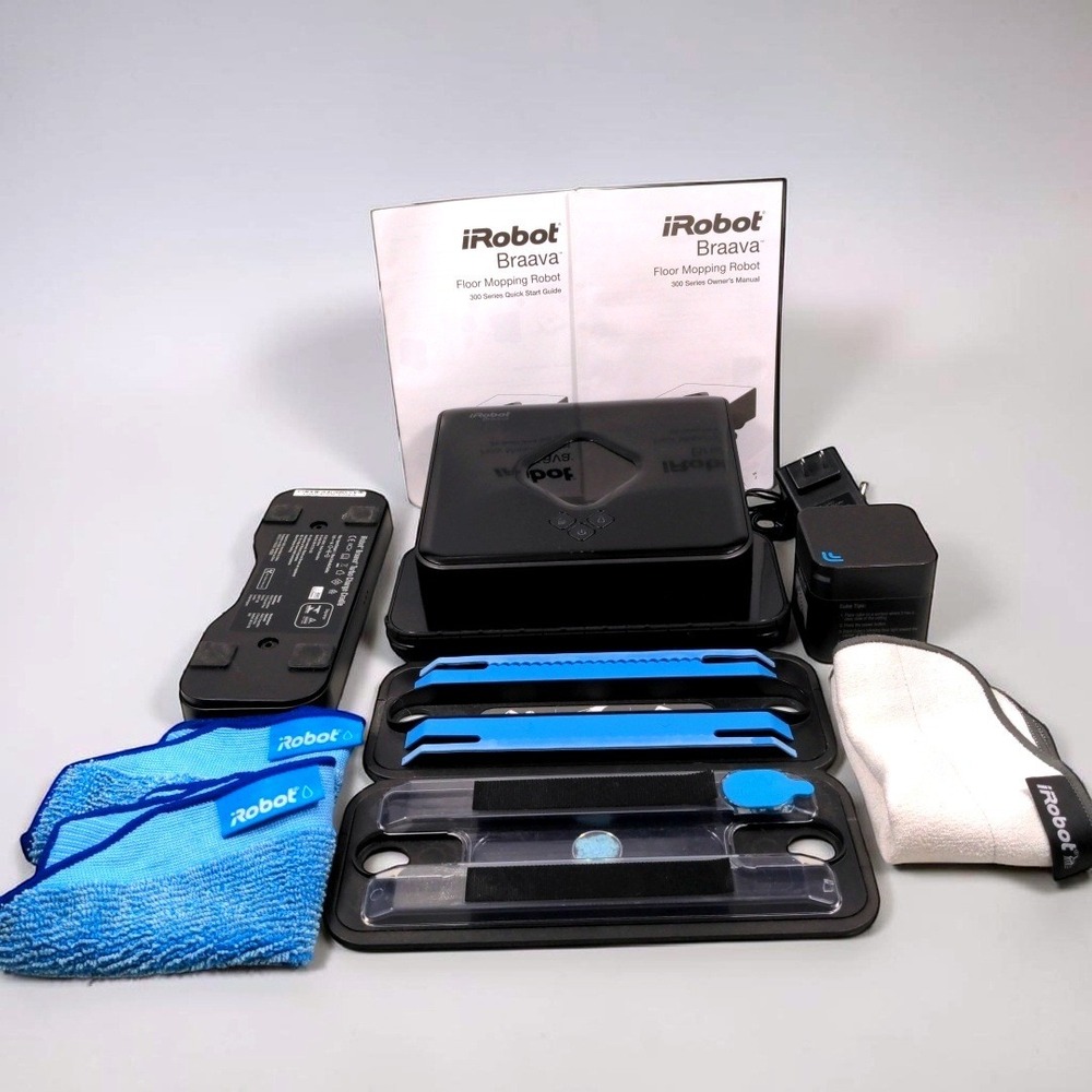 iRobot Braava 380 Floor Mopping Robot 300 Series Bundle w/ NorthStar Cube Manual